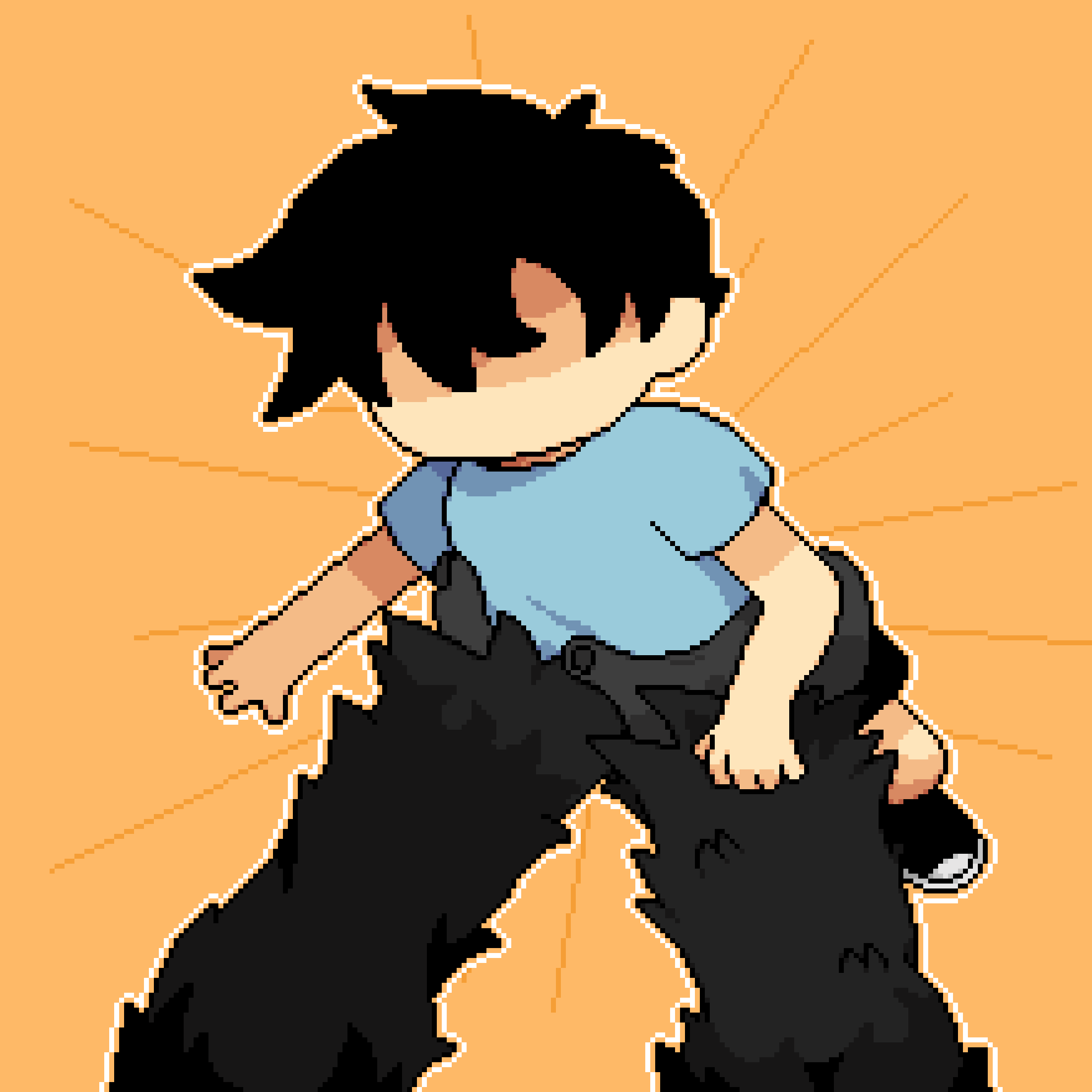 Harambe protecting the child