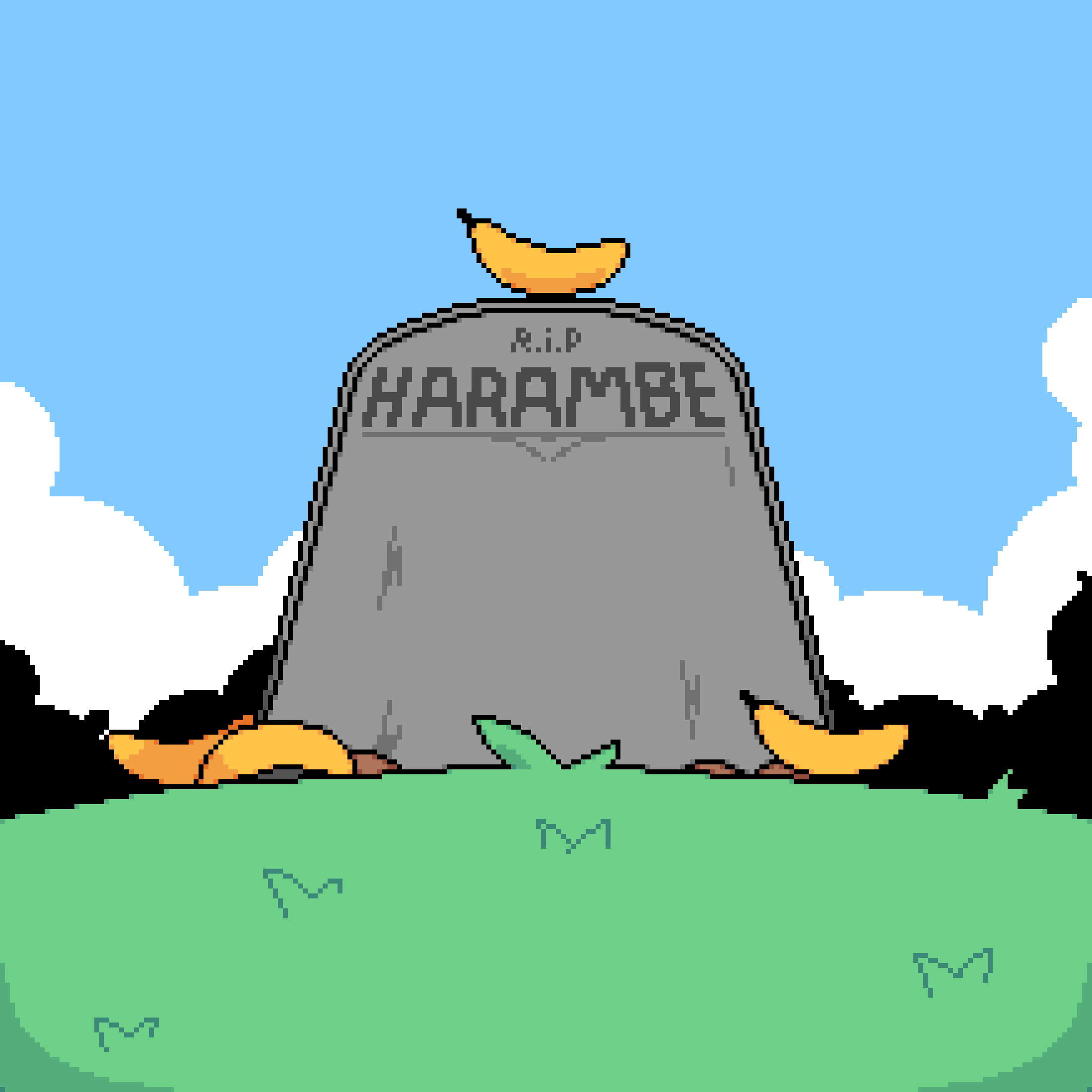 R.I.P Harambe memorial